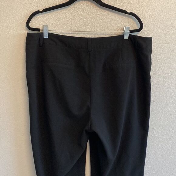 Chicos - black dress slacks- Chico’s size 3short (16short) - Picture 4 of 7